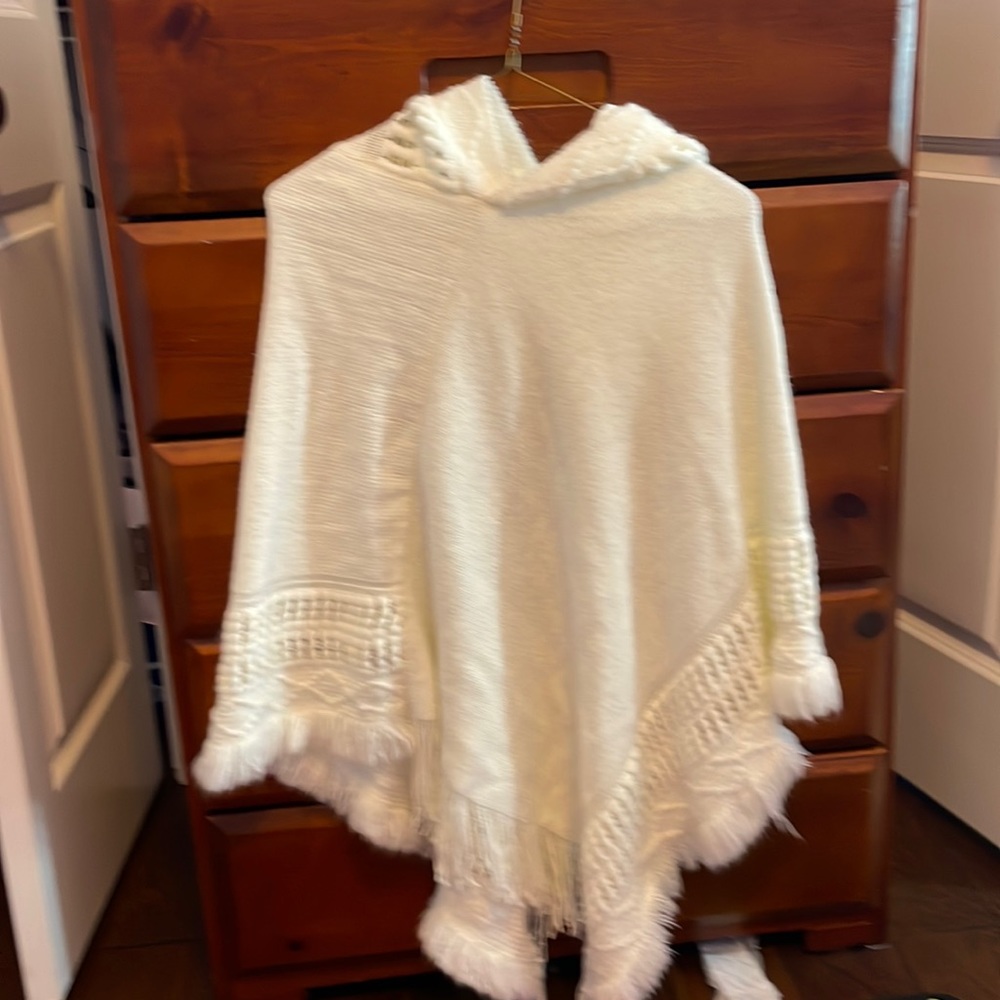 Shawl with hood